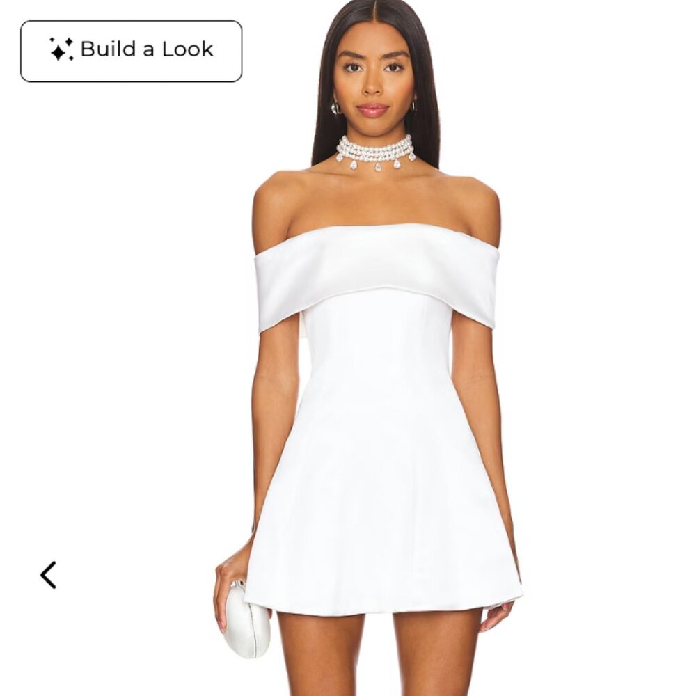 NWT Lovers and Friends Elise Mini Dress, size XS, white